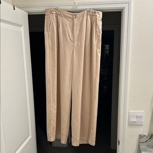 Madewell Beige Buttoned Pants